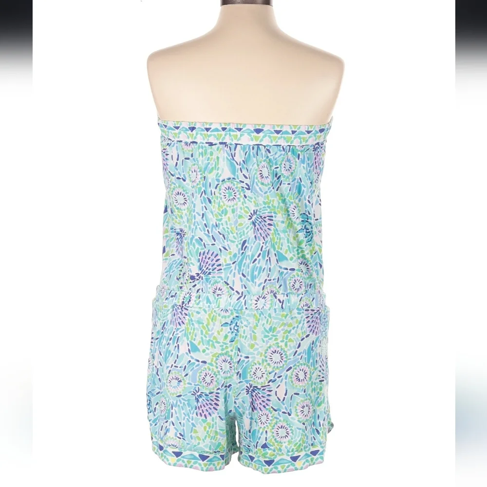 Lilly Pulitzer Floral Strapless Romper - Picture 2 of 5